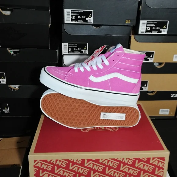 VANS SK8-HI PINKISH "BARBIE" WOMEN'S US SIZE 8 BRAND NEW IN BOX - Picture 8 of 12